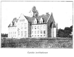 Fysiska institutionen Fysiska institutionen