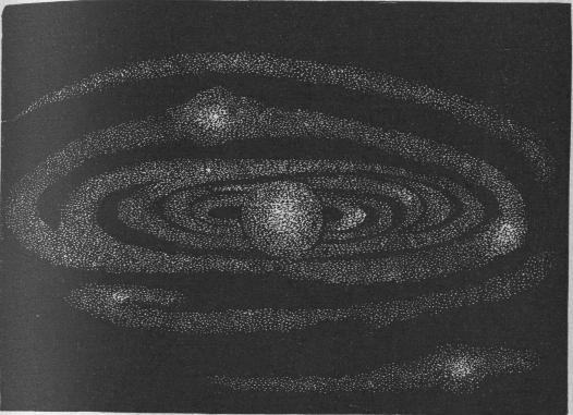 Fig. 17. Den planetariska världens bildande ur solnebulosan.