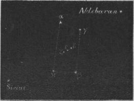 Fig. 62. Aldebaran, Orion, Sirius.