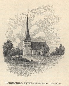 Romfartuna kyrka (nuvarande utseende).