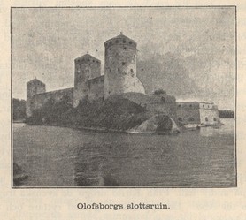 Olofsborgs slottsruin.