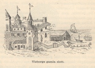 Visborgs gamla slott.