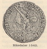 Riksdaler 1542. Riksdaler 1542.