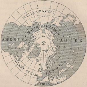 Nordpolskarta.