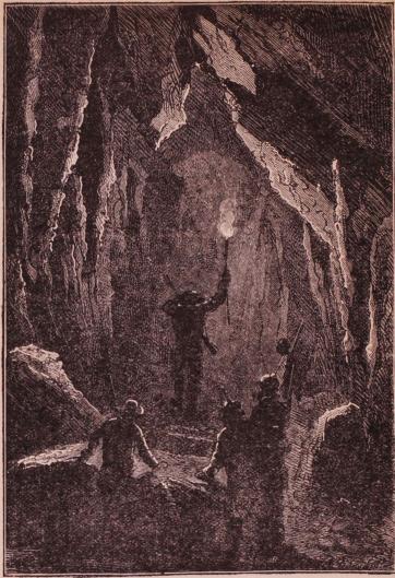 Nybyggarna begåfvo sig äfven in i mörka tunnlar (sid. 663).