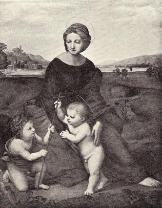Fig. 14. Madonnan i det gröna (Wien).