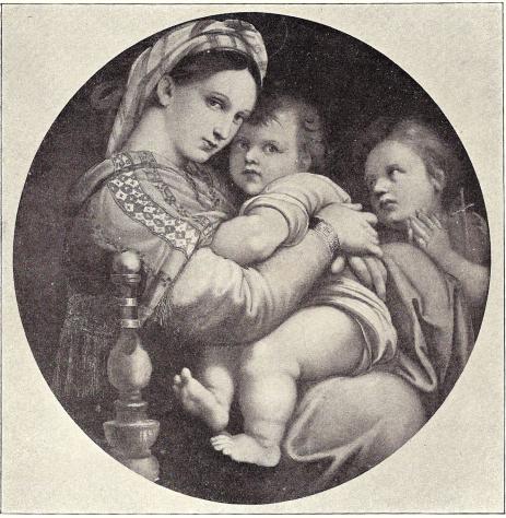 Fig. 24. Madonna della Sedia (Florens).