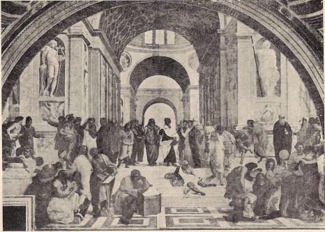 Fig. 29. Skolan i Athen. Fig. 29. Skolan i Athen.