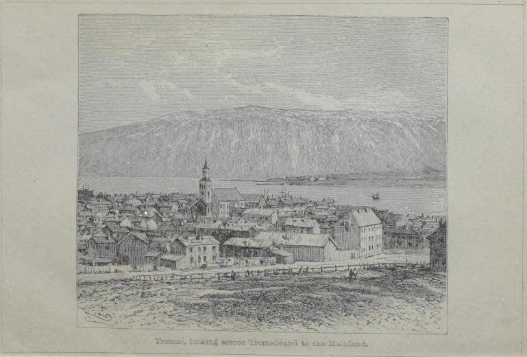 Tromsö, looking across Tromsösund to the Mainland.