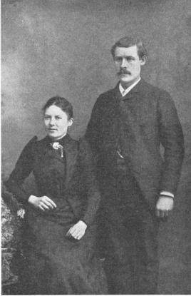 Thorsson och hans fru som nygifta.
