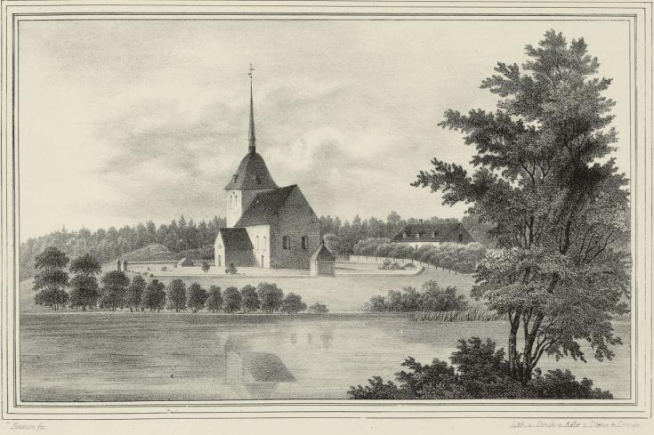 <smalJ. Knutson, fsc.                                                                                                                                Lith. u. Druck v. Adler u. Dietze in Dresden.</smal<b<bi<biSUNDS KYRKA.</bi</bi