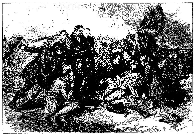 Wolfes död.