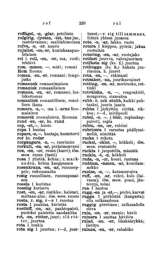 228 (Svensk-finsk ordbok : ruotsalais-suomalainen sanakirja)