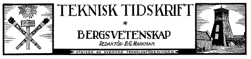 TEKNISK TIDSKRIFT - Bergsvetenskap