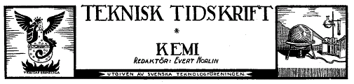 TEKNISK TIDSKRIFT - Kemi