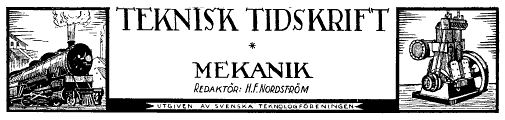 TEKNISK TIDSKRIFT - Mekanik